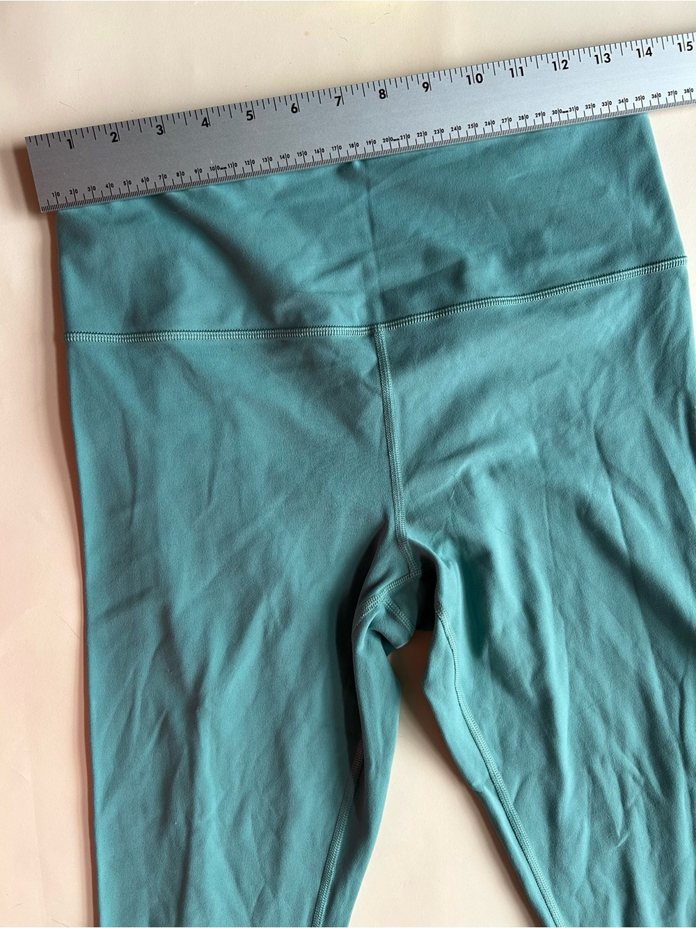 Athleta Teal High-Waist Performance Leggings size M - Picture 4 of 7